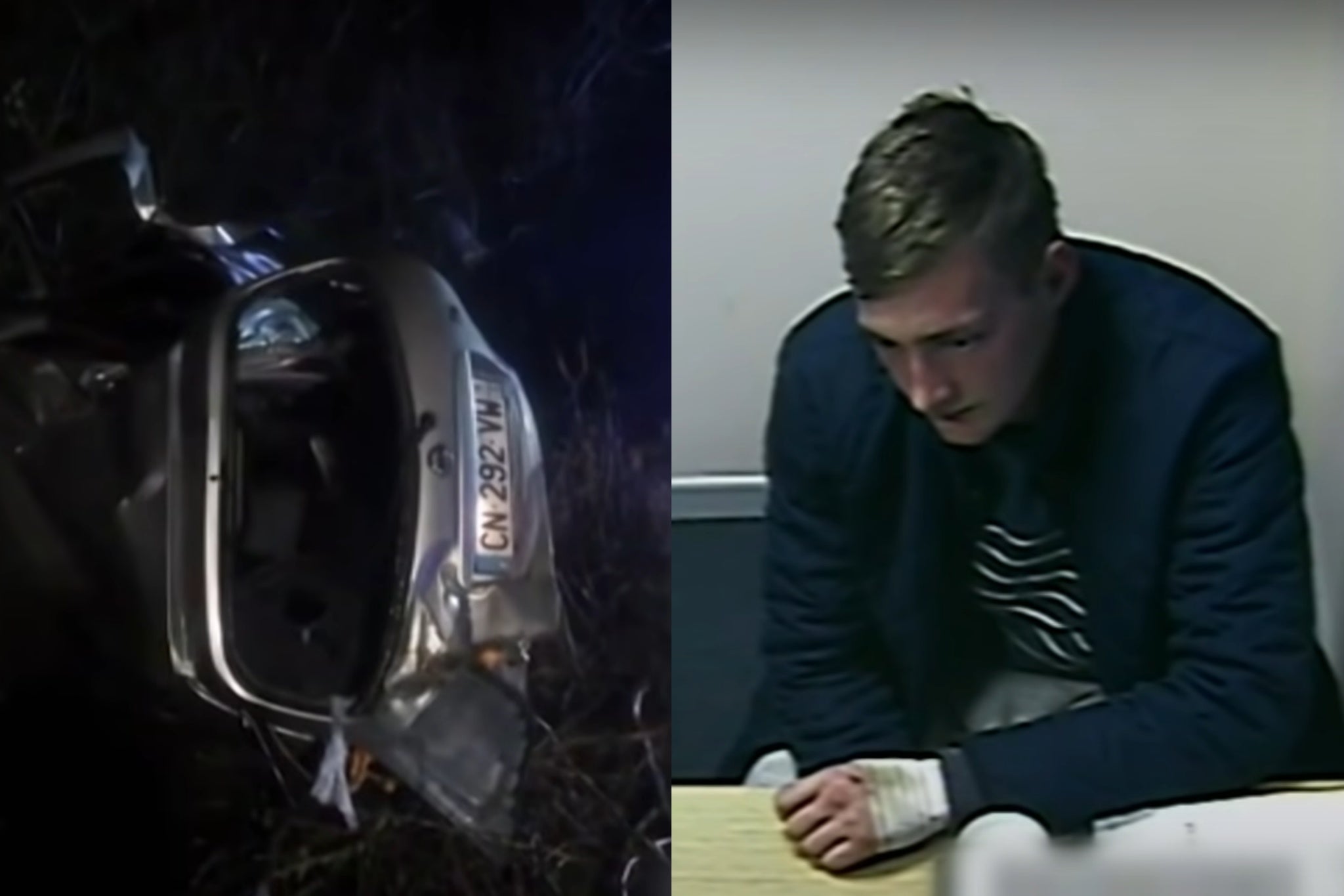 Stills from the BBC documentary 'Car Crash: Who's Lying?'